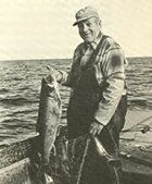 Lake Superior fisherman, photographed by Peter Oikarinen