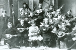 Children's string band, Red Jacket, Michigan